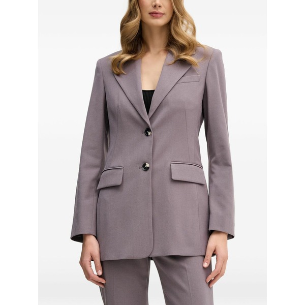 シスレー レディース 上衣＆上衣 アウター Buttoned v-neck blazer Grey