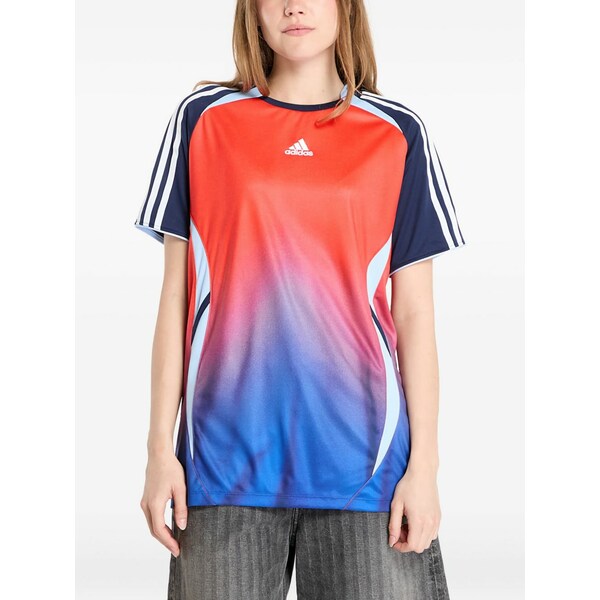 アディダス レディース プルオーバー トップス Tie dye jersey Red