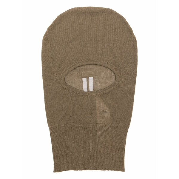 リックオウエンス メンズ 鳥打ち帽 付属物 Skull balaclava Green