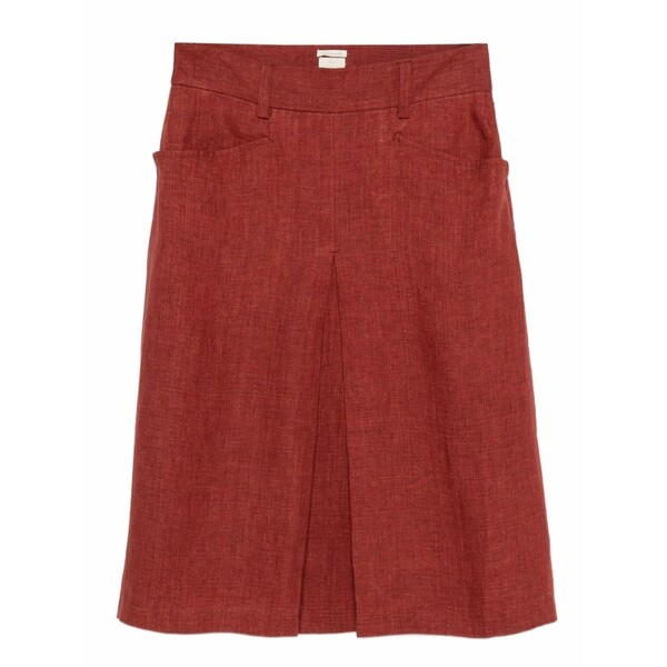 マッシモ アルバ レディース スコート ボトムス Regina pocket MIDI skirt Red