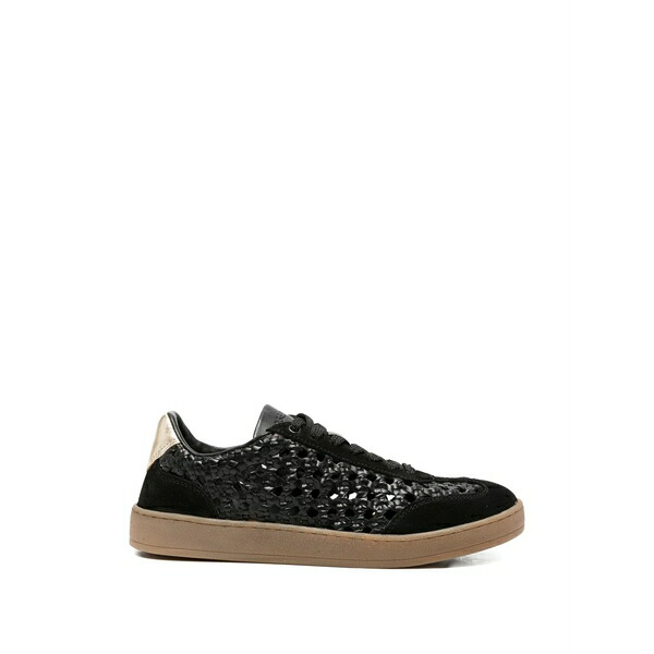 ジオセッポ レディース スニーカー シューズ Ijebu woven-leather sneakers Black