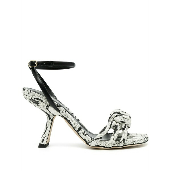 聖ニコラス カークウッド レディース サンダル シューズ Lexi 75粍 knotted high-heel sandals White