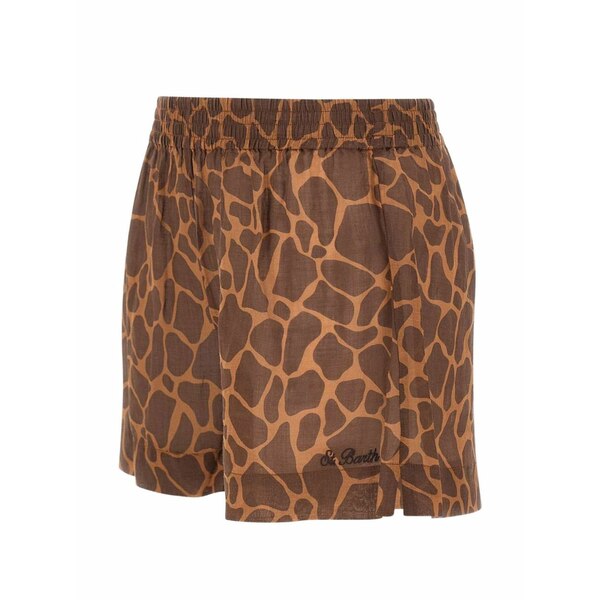 エムシーツーセイントバース レディース 心地好いズボン下 ボトムス Meave shorts Brown