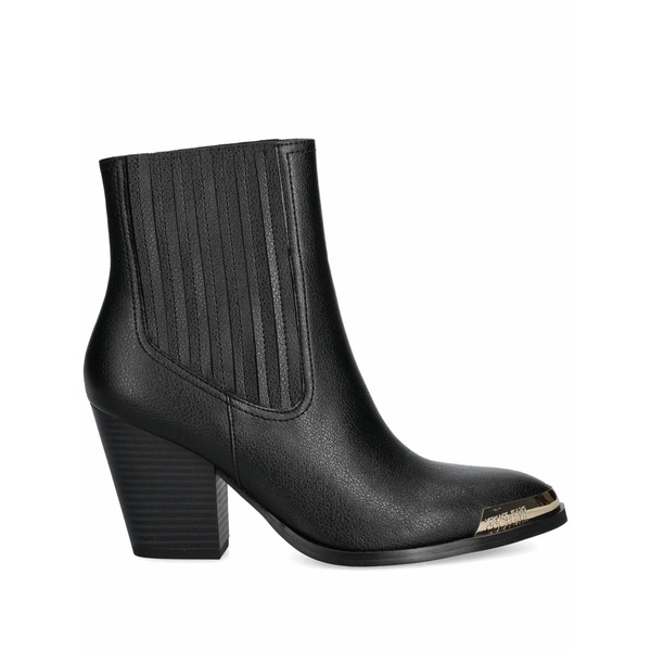 呼びりん探し回る レディース ブーツ シューズ 85粍 pointed-toe logo-detail boots Black