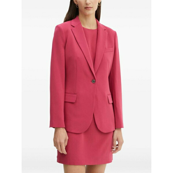 行動論理 レディース 上衣＆上衣 アウター Button pocket blazer Pink