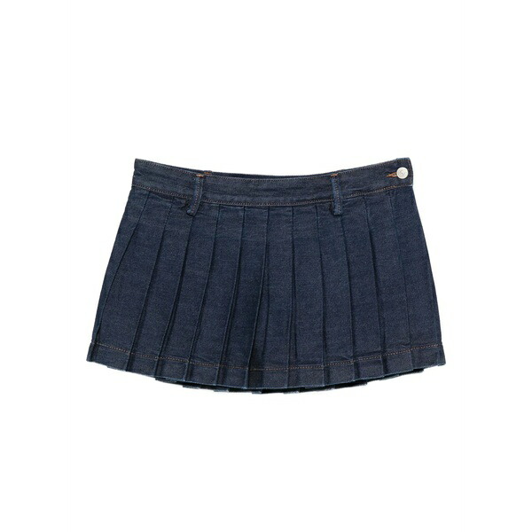 7フォーオールマンカインド レディース スコート ボトムス Pleated mini skirt Blue