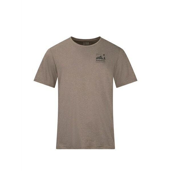 ロシニョール メンズ プルオーバー トップス Logo-detail short-sleeve t-shirt Neutrals