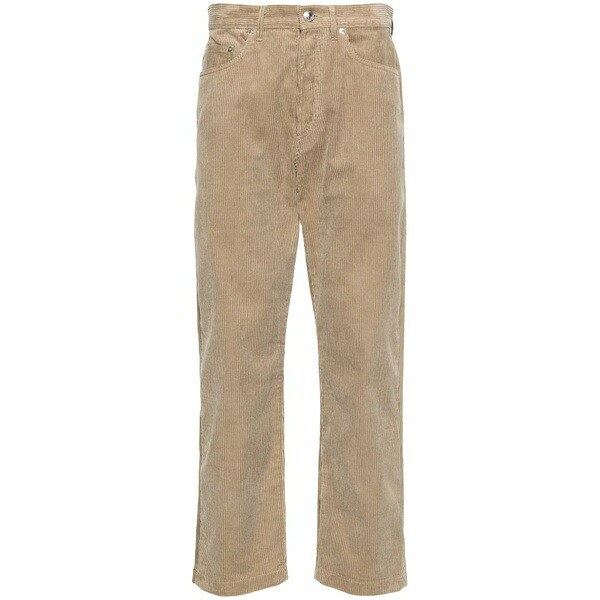 アーペーセー メンズ 心地よいズボン下 ボトムス Achille corduroy trousers Brown