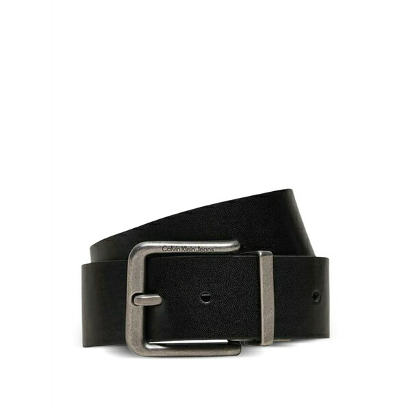 カルバンクライン メンズ 胴締め 佩び物 Reversible leather belt Black