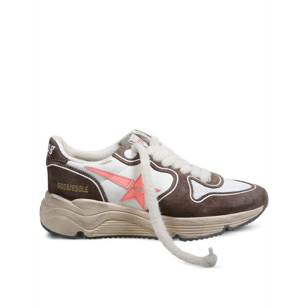 ゴールデングース レディース スニーカー シューズ Star-appliqu￡ panelled sneakers Brown