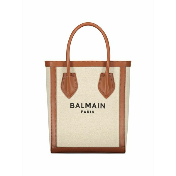 バルマン レディース トートバッグ 御徒面子 Logo tote bag Neutrals