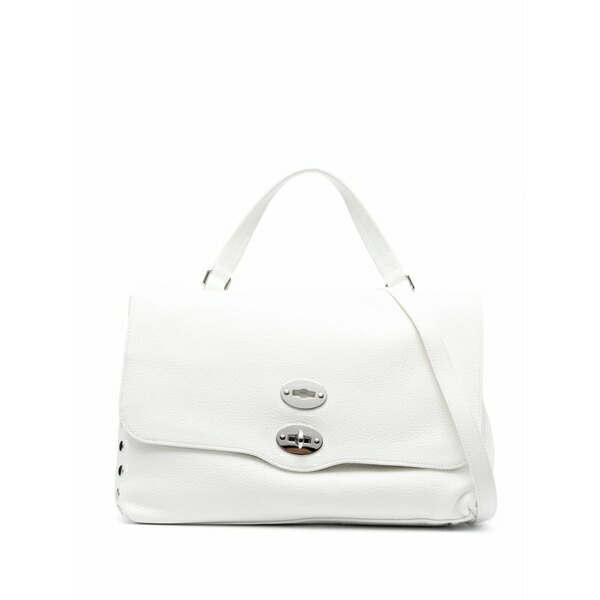 ザネラート レディース トートバッグ 御徒面子 Large postina tote bag White