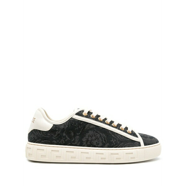 ヴェルサーチ レディース スニーカー シューズ Barocco greca sneakers Black