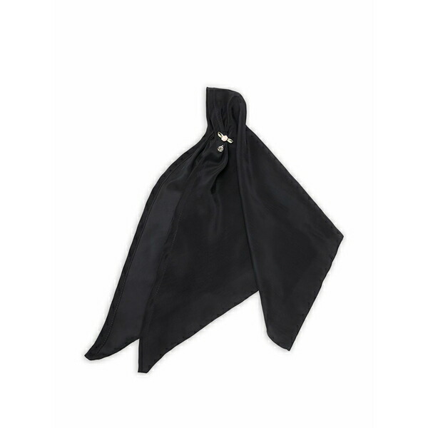 メゾンミッシェル  レディース えり巻き・袈裟・えり巻き 付属物 Irine scarf Black