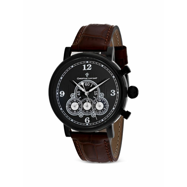 クリスチャンバンサント メンズ 腕時計 アクセサリー Dominion 42mm watch Black｜asty