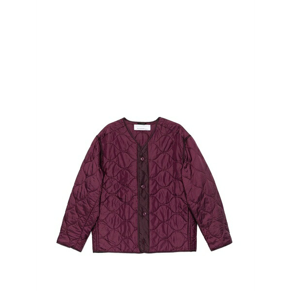 オーエーエムシー メンズ ジャケット＆ブルゾン アウター Combat liner onion-quilted jacket Purple｜asty