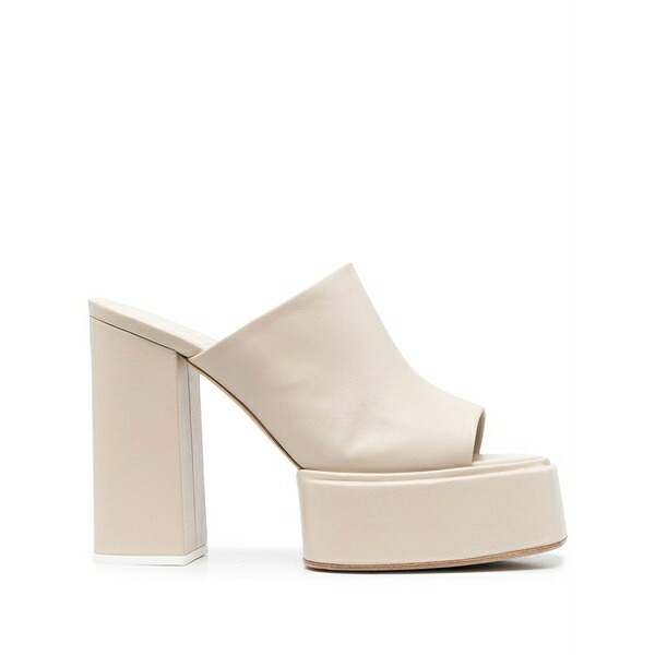 トロワジュイン レディース サンダル シューズ Leather sandals Neutrals