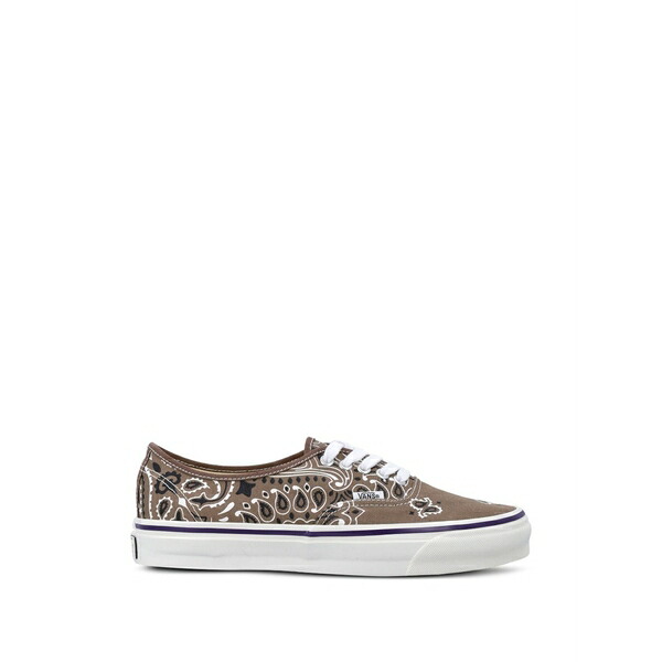 バンズ メンズ スニーカー シューズ Authentic 44 paisley-print sneakers Brown