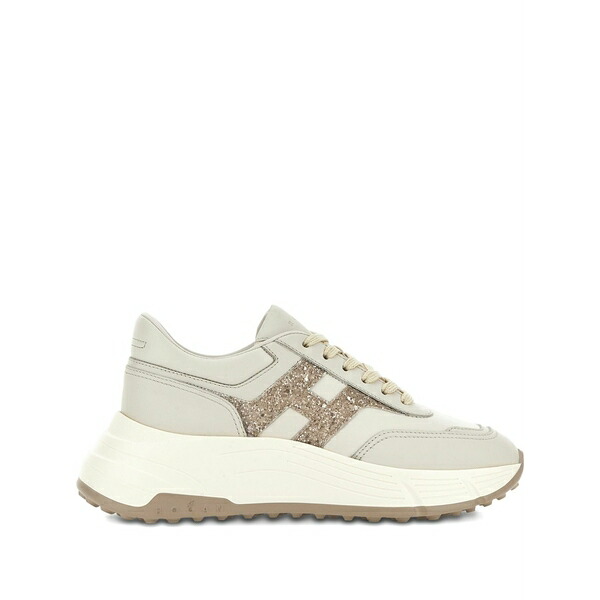 ホー火器 レディース スニーカー シューズ Hi-fi leather sneakers Neutrals