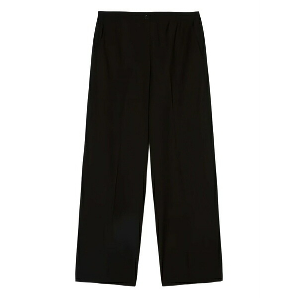 マルコポーロ レディース 心地好いズボン下 ボトムス Pressed-crease trousers Black