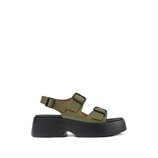 カンペール レディース サンダル シューズ Tasha buckle sandals Green｜asty