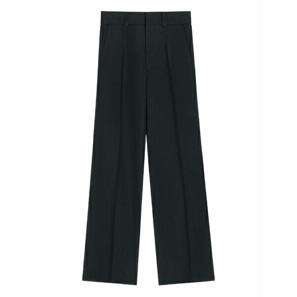 ルメール レディース 心地よいズボン下 ボトムス Pleated straight trousers Blue