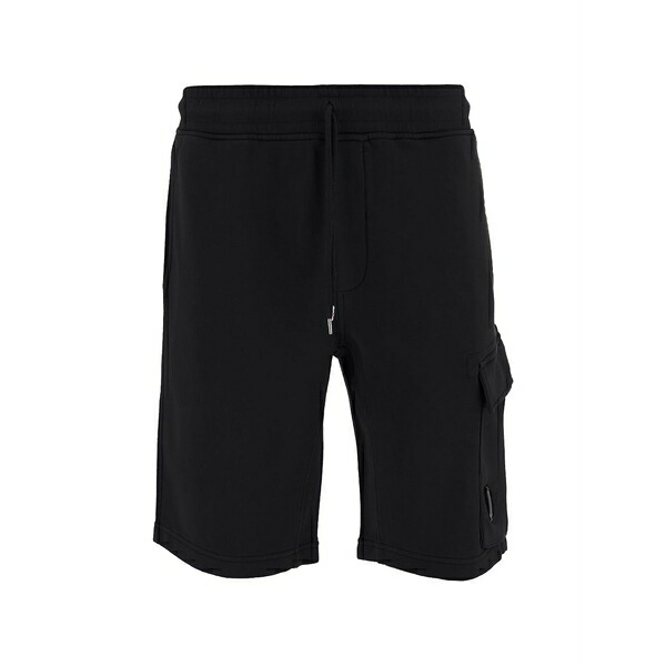 シーピーカンパニー メンズ 心地よいズボン下 ボトムス Drawstring pocket shorts Black
