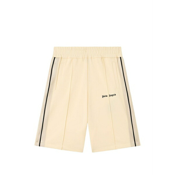 パーム・エンジェルス メンズ 心地好いズボン下 ボトムス Elasticated-waistband track shorts Neutrals