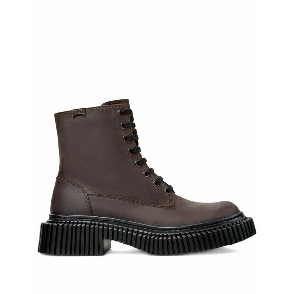 カンペール レディース ブーツ シューズ Pix berlin lace-up boots Brown