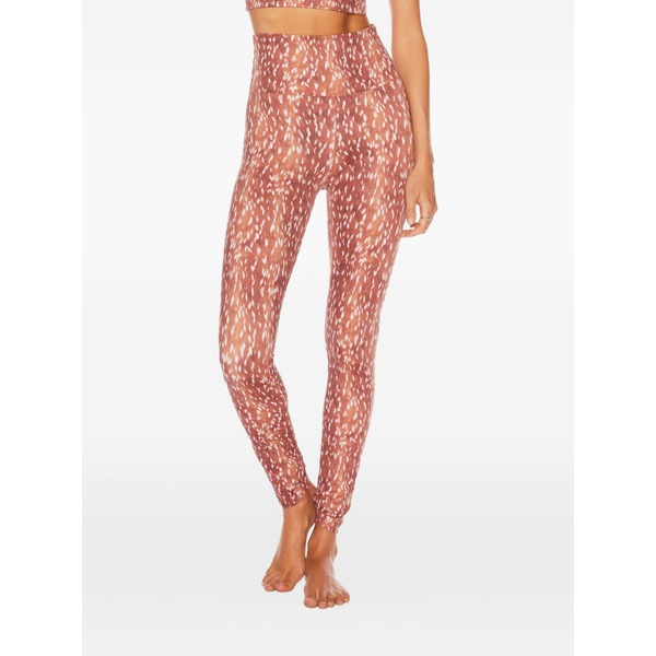 ビーチライオット レディース レギンス ボトムス Piper printed leggings Brown|asty