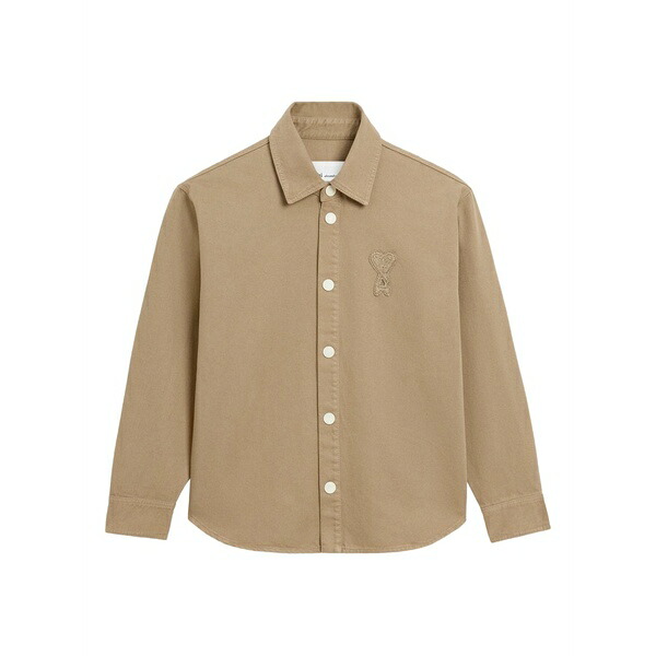意中の女 メンズ プルオーバー トップス Ami de coeur cotton over-shirt Neutrals