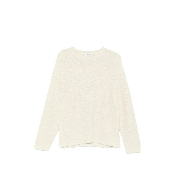 フィリッパコー レディース 編み物\u0026ティーシャツ アウター Ribbed-knit dropped-shoulder sweater Neutrals