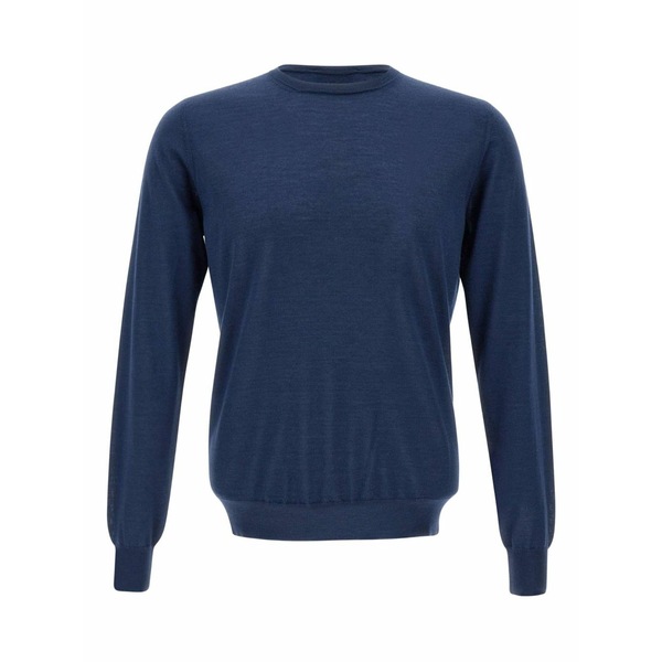 フィリッポ デ ラウレンティス メンズ 編み物\u0026ティーシャツ アウター Cashmere blend sweater Blue