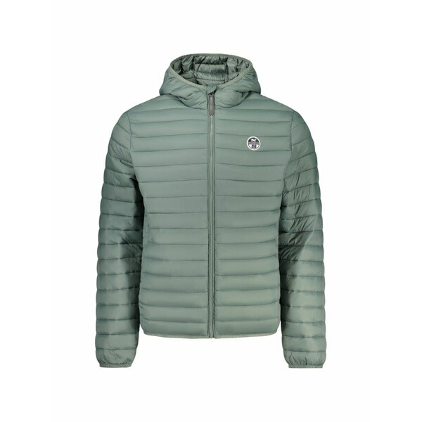 北の方大売り出し メンズ 上衣＆上衣 アウター Quilted hooded jacket Green