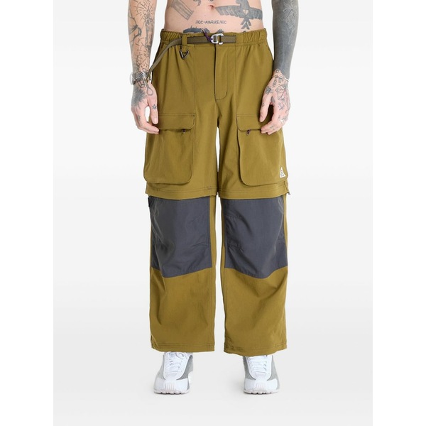 ナイキ メンズ 心地好いズボン下 ボトムス Zip cargo trousers Green