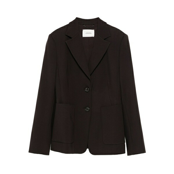 ドロシーシューマッハ レディース 上衣＆上衣 アウター Button-fastening patch-pocket blazer Brown