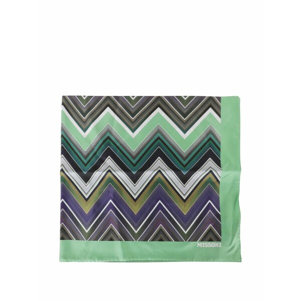 ミッソーニ レディース えり巻き・袈裟・えり巻き 付属物 Zigzag-print scarf Green