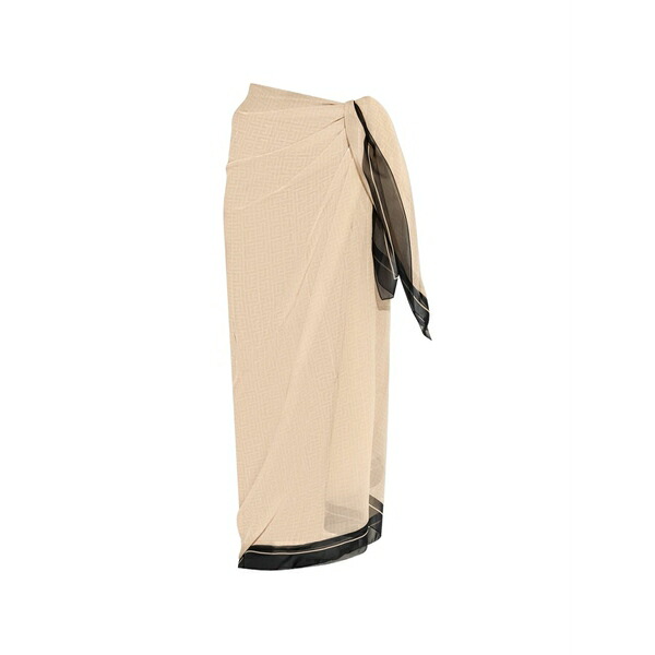 バルマン レディース えり巻き・袈裟・えり巻き 付属物 Geometric-print sarong Neutrals