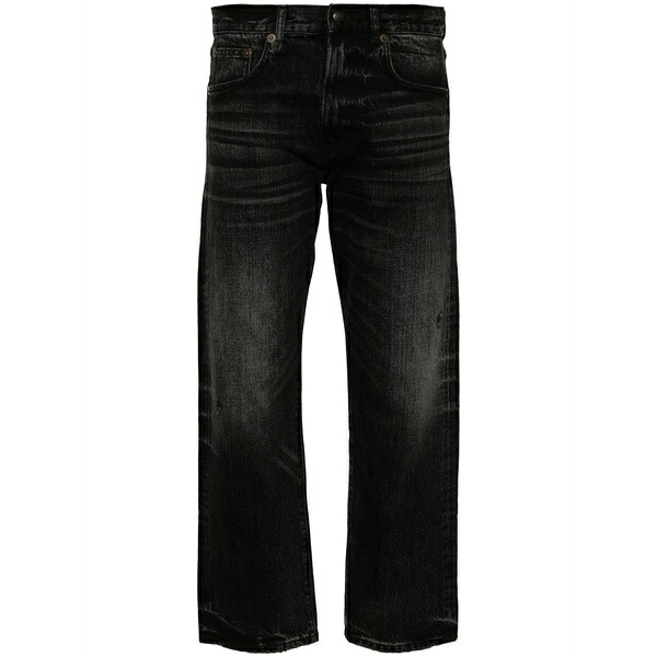 アールサーティーン レディース ジーンズズボン下 ボトムス High-rise cropped jeans  Black