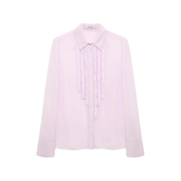 ドロシーシューマッハ レディース プルオーバー トップス Ruffled sheer blouse Pink