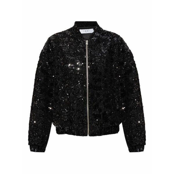 イロ レディース ジャケット＆ブルゾン アウター Sequin bomber jacket Black｜asty