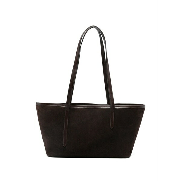 エーティーピー 制作室 レディース トートバッグ 御徒面子 Gaiba suede tote bag Brown