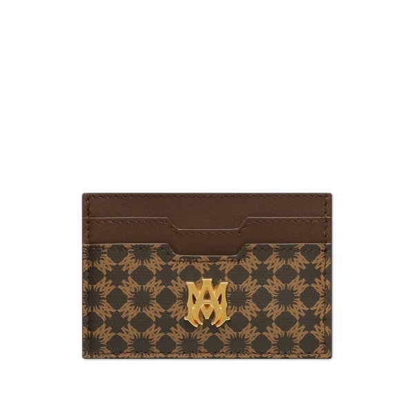 アミリ メンズ 紙入れ 付属品 Ma quad cardholder Brown