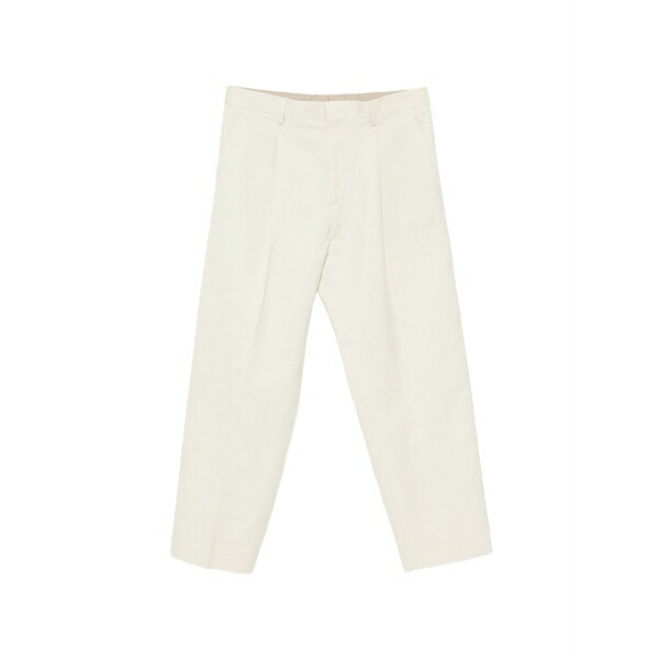 御召しものメイン メンズ 心地好いズボン下 ボトムス Vincent pleated-detail trousers Neutrals