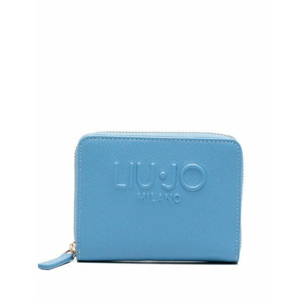 リュージョー レディース 金入れ 付属物 Logo wallet Blue