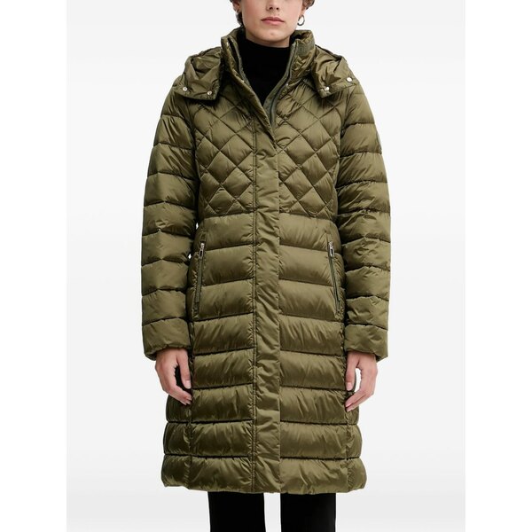 ジョープ レディース 厚地の外套 アウター Constance quilted-design coat Green