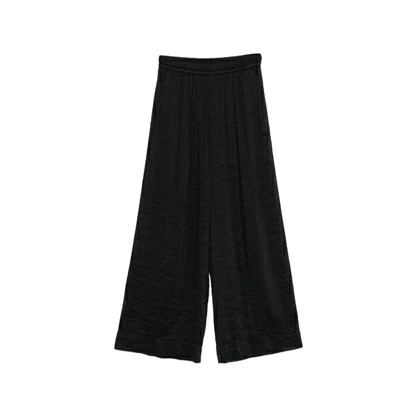 フォルテ フォルテ レディース 心地好いズボン下 ボトムス Elasticated-waistband trousers Black