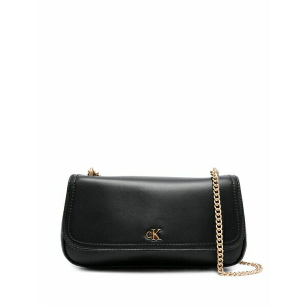 カルバンクライン レディース ショルダーバッグ 御徒面子 Small logo-detail shoulder bag  Black