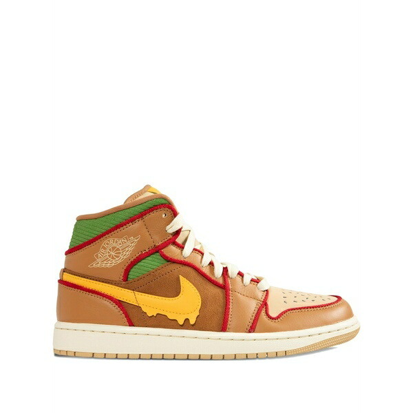 ジョーダン メンズ スニーカー シューズ Air jordan high-top sneakers Brown