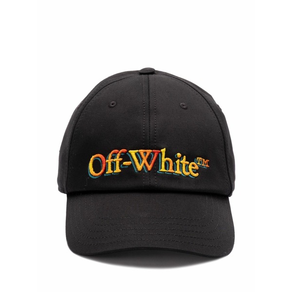 象牙色 メンズ 鳥打ち帽 付属物 Logo-embroidered cap Black